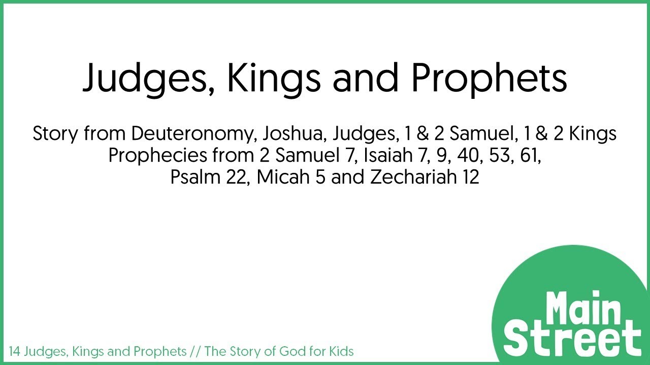 Judges, Kings, and Prophets // The Story of God for Kids