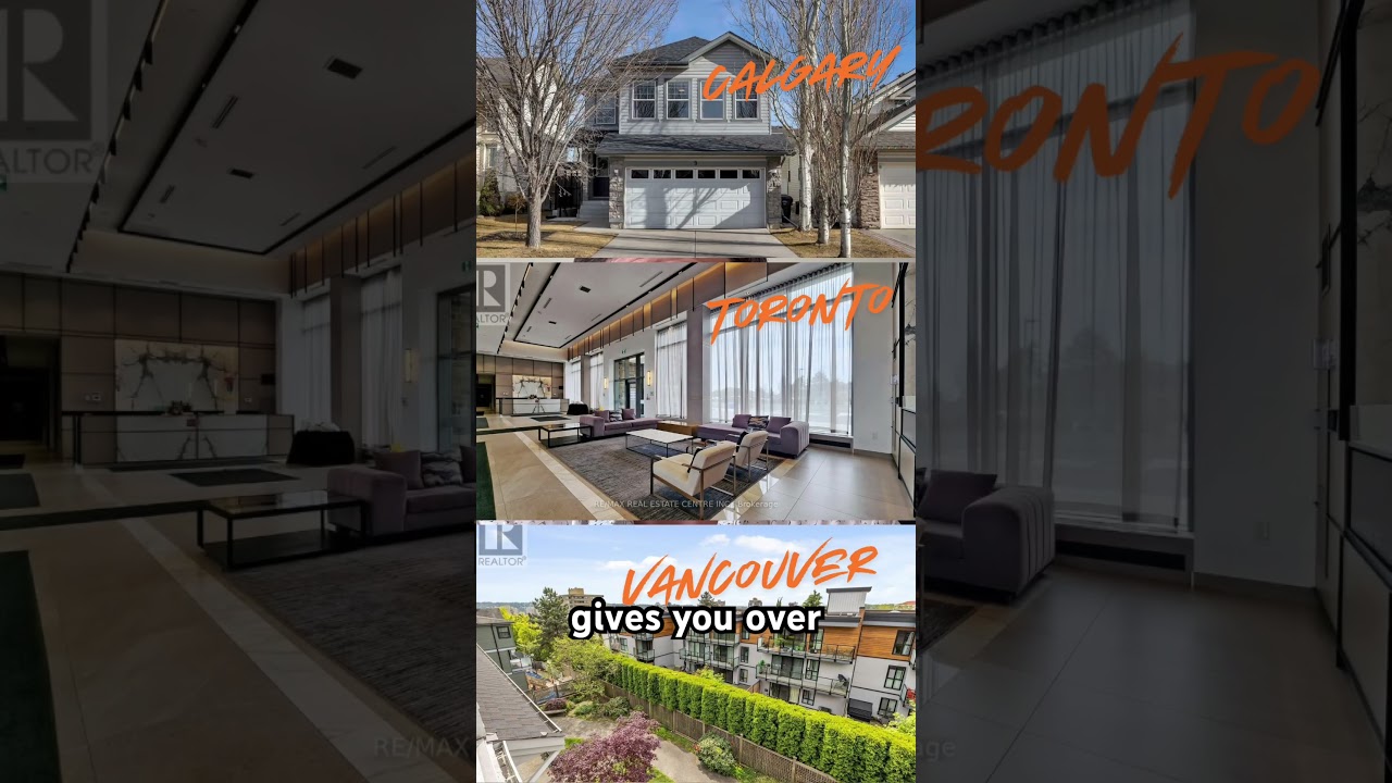 🏠What $700K Really Buys You in Calgary (vs. Toronto & Vancouver) 