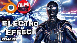 Electro Effect from Spider-Man: No Way Home | Blender Version | Film Riot Remakes @Filmriot
