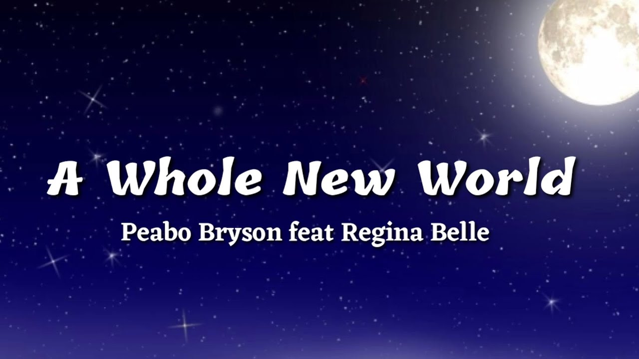 Peabo Bryson feat Regina Belle - A Whole New World (OST Aladdin) - YouTube