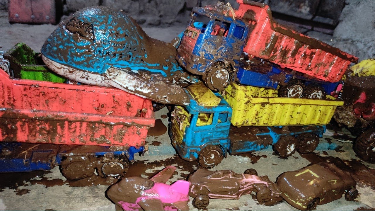 tractor Dumper JCB aeroplane car cleaning in water gadi wala cartoon