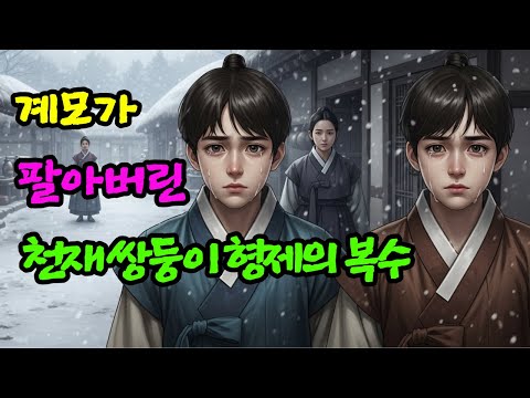 계모가 팔아버린 천재 쌍둥이 형제의 복수 | 야담 민화 옛날이야기 오디오북 수면동화 잠잘때듣는 이야기