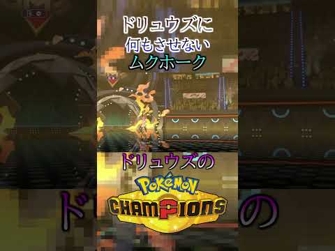【ポケモン対戦】ドリュウズVSムクホーク #ポケモン