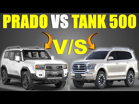 Toyota Landcruiser PRADO Vs GWM TANK 500 | Which one is better ?