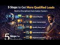 5-Step Disciplined Lead System | How Automation Brings Qualified Real Estate Leads (24/7)#realestate