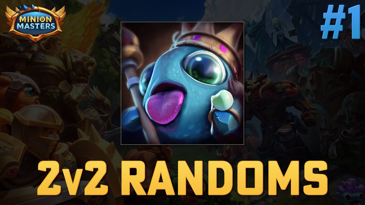 Minion Masters 2v2 Randoms - King Puff - High Elo Gameplay -  No Commentary - Chill - #1
