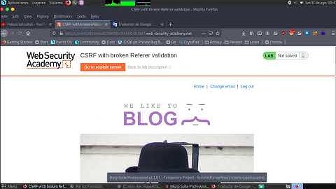 CSRF with broken Referer validation