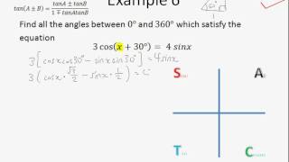 A Maths Chap 13.1 Addition Formula - Example 5 and 6