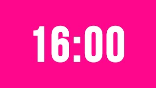 16 Minute Countdown Timer No Music With Alarm Clock At The End