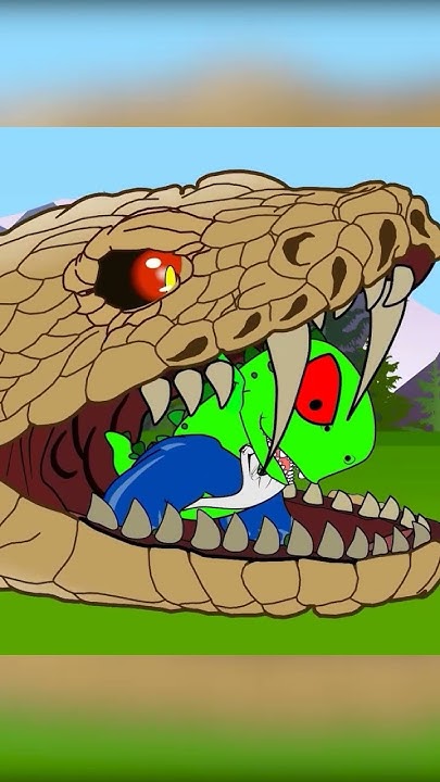 Rescue Baby SPIDER DINOSAUR, GODZILLA & KONG vs GIANT PYTHON ZOMBIE ...