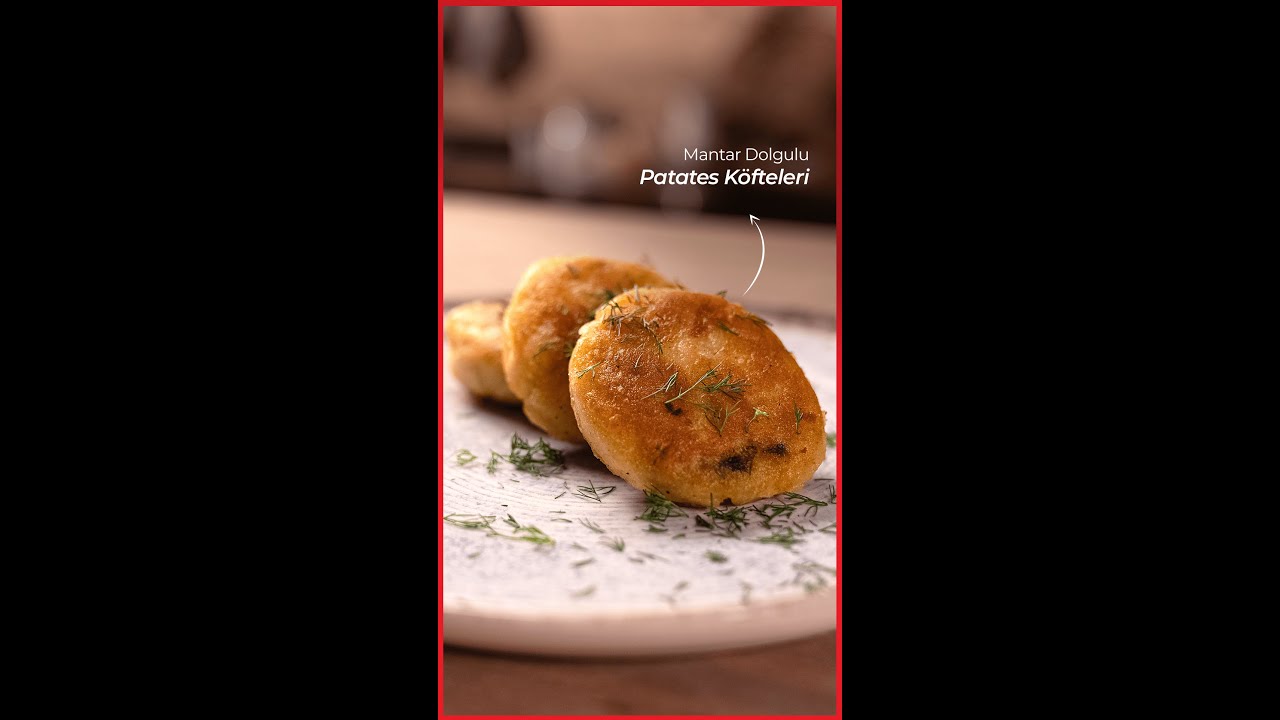Yemek Tarifleri | Mantar Dolgulu Patates Köfteleri