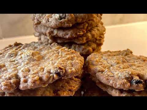 Recipe Crispy Oatmeal Raisin Cookies
