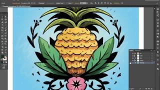 Pineapple Vector Timelapse