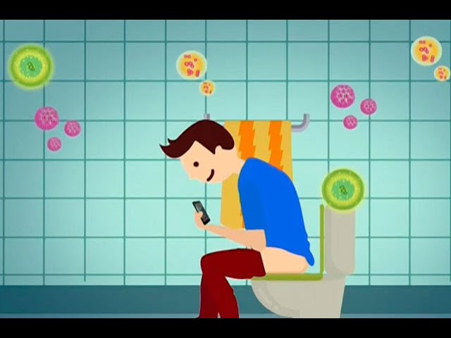 Por qué llevar el celular al baño puede causar hemorroides? | Noticias  Caracol - YouTube