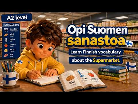 Learn Finnish Vocabulary about the Supermarket - Level A1.3 🇫🇮 || Finnish for Beginners.