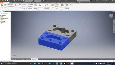 Inventor Assembly | Types of Constraints | Mate | Flush