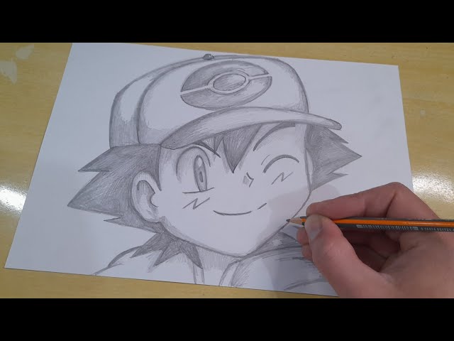 Como Desenhar o Ash do Pokémon 