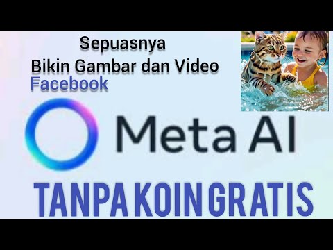 Cara Membuat Video Gambar Gratis Pakai Facebook Meta Ai Buat Konten Tik Tok ,YouTube Short