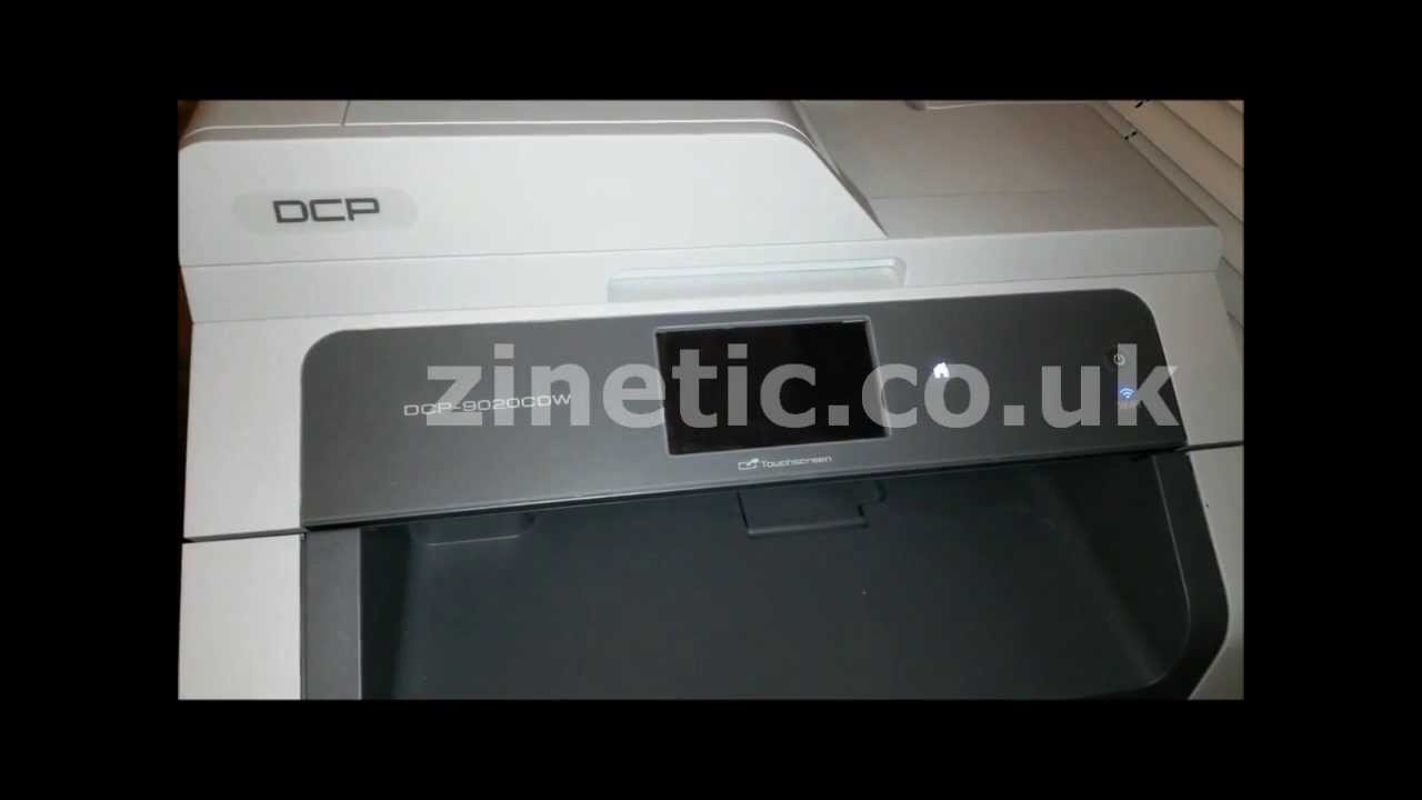 How to reset the BROTHER DCP 9020CDW toner cartridge via the printer's menu. Download -