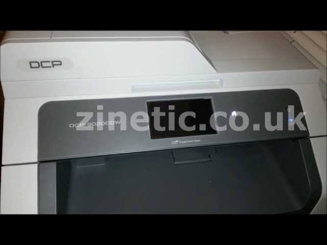 How to reset the BROTHER DCP 9020CDW toner cartridge via the