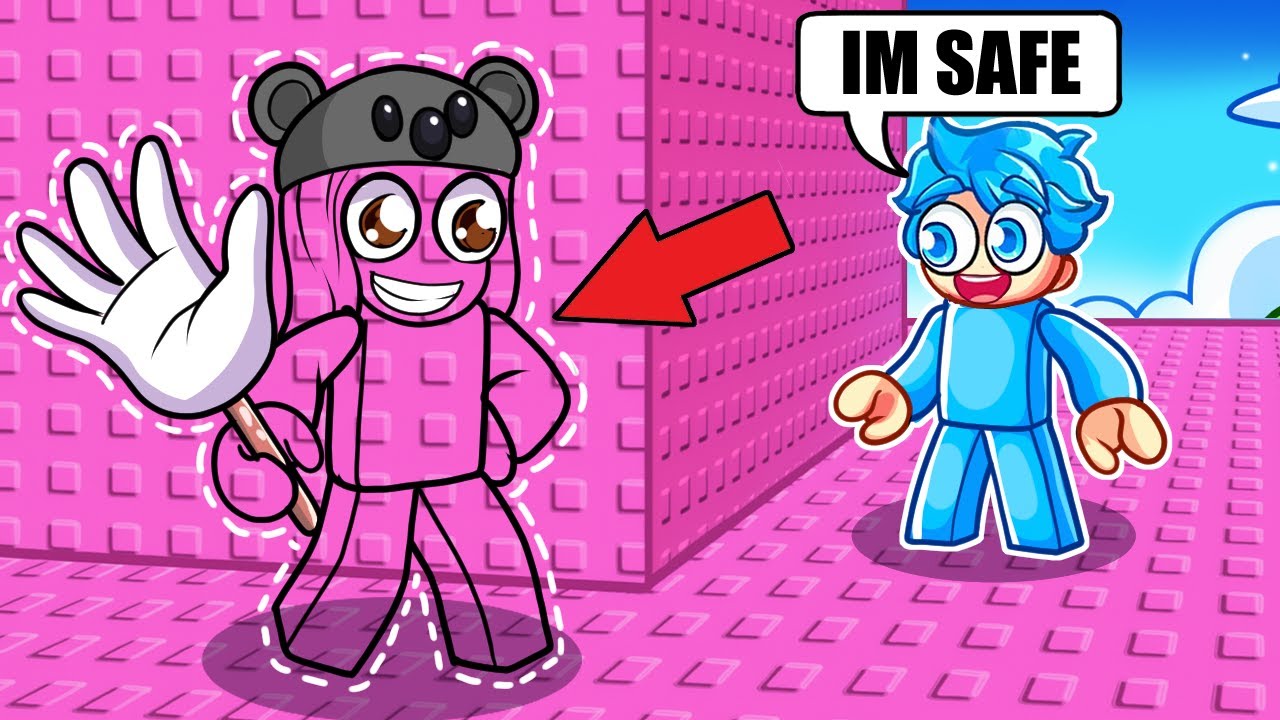 Используй КАМУФЛЯЖ, чтобы пройти Башню троллей в Roblox Camo!