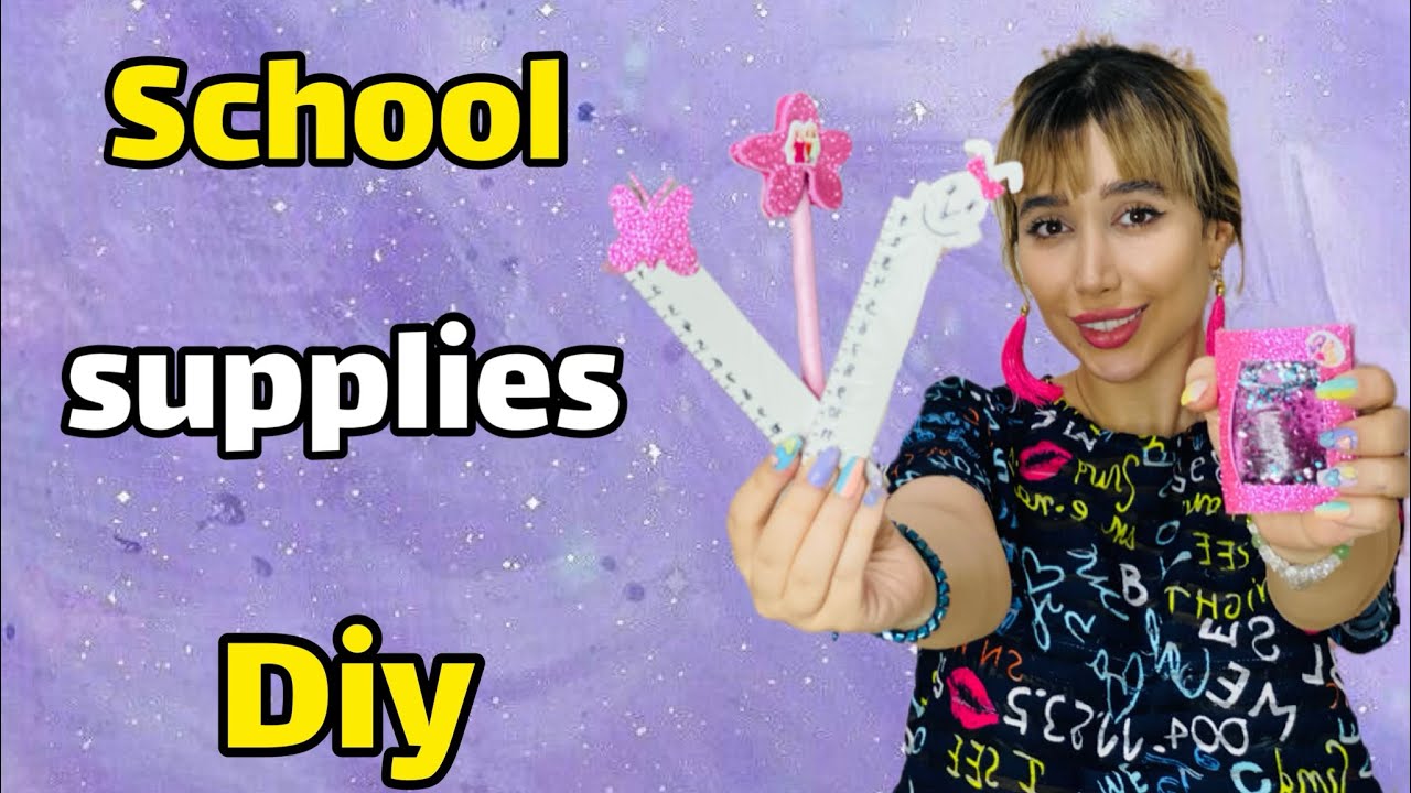 3 diy school supplies ideas and hacks/ Back to school! - YouTube