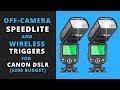 Off-Camera Speedlite Flash &amp; Radio Transmitter for Canon DSLR? ($200 Budget)