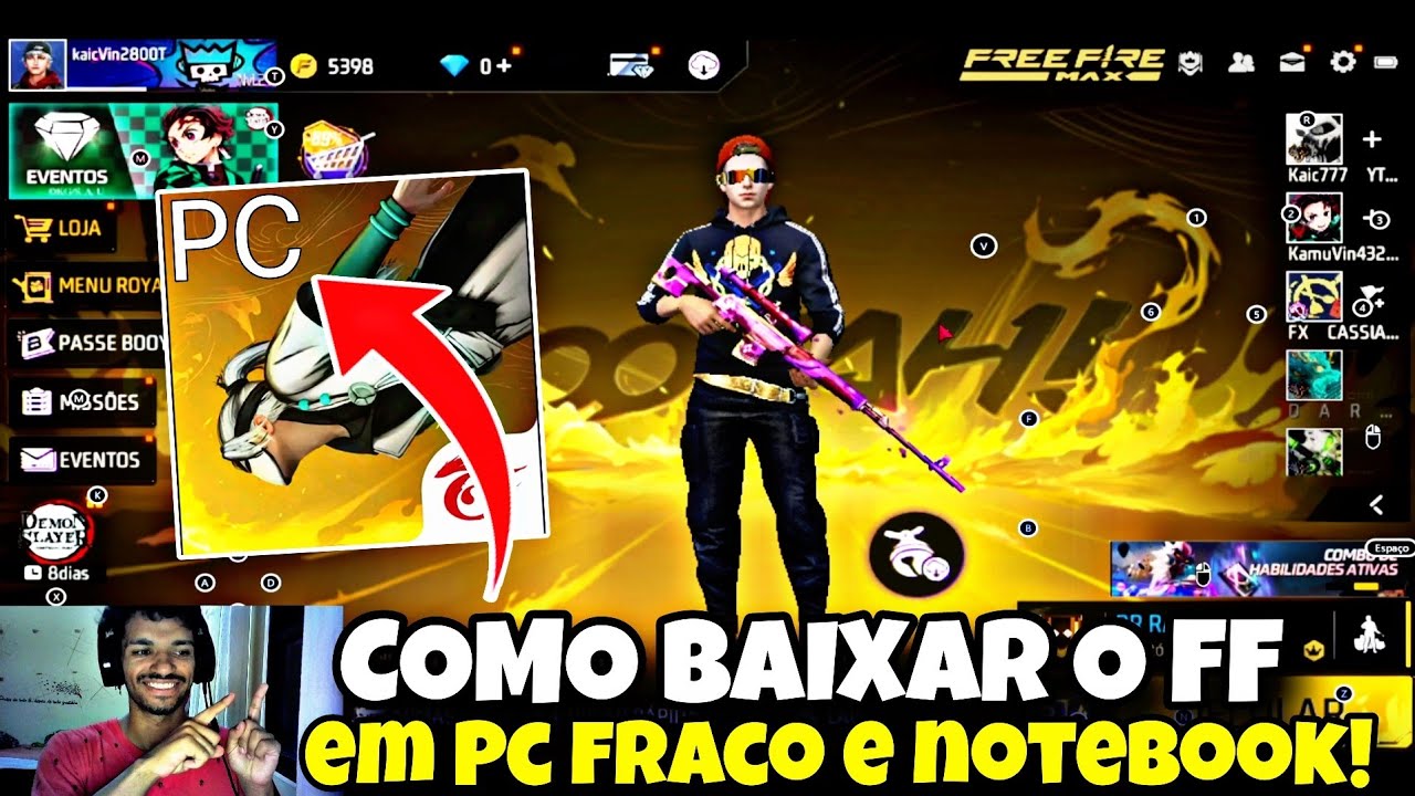 Como Baixar Free Fire no Pc ou Notebook em 2023 (atualizado) 