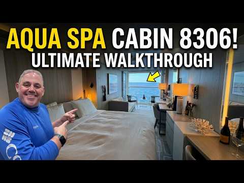 Celebrity Xcel Aqua Spa Cabin 8306 Tour | Full Cabin Walkthrough