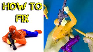 How to Repair Avengers Super Hero Spiderman Crawling robot animatronic tear down and fix