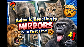 Animals Reacting to Mirrors for the First Time! Mind Blowing Self Recognition Moments