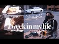 a stressful and realistic college week in my life / marketing student + midterms + zoom lectures