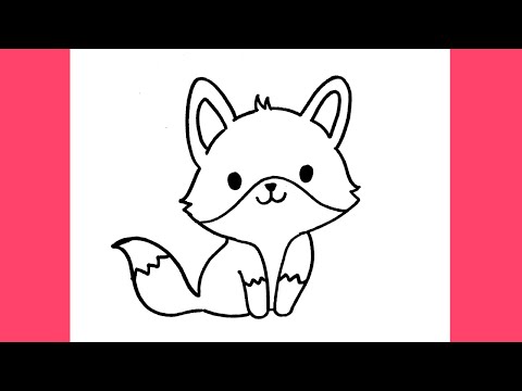 Cách vẽ con Cáo dễ nhất ???? | Fox drawing | THƯ VẼ