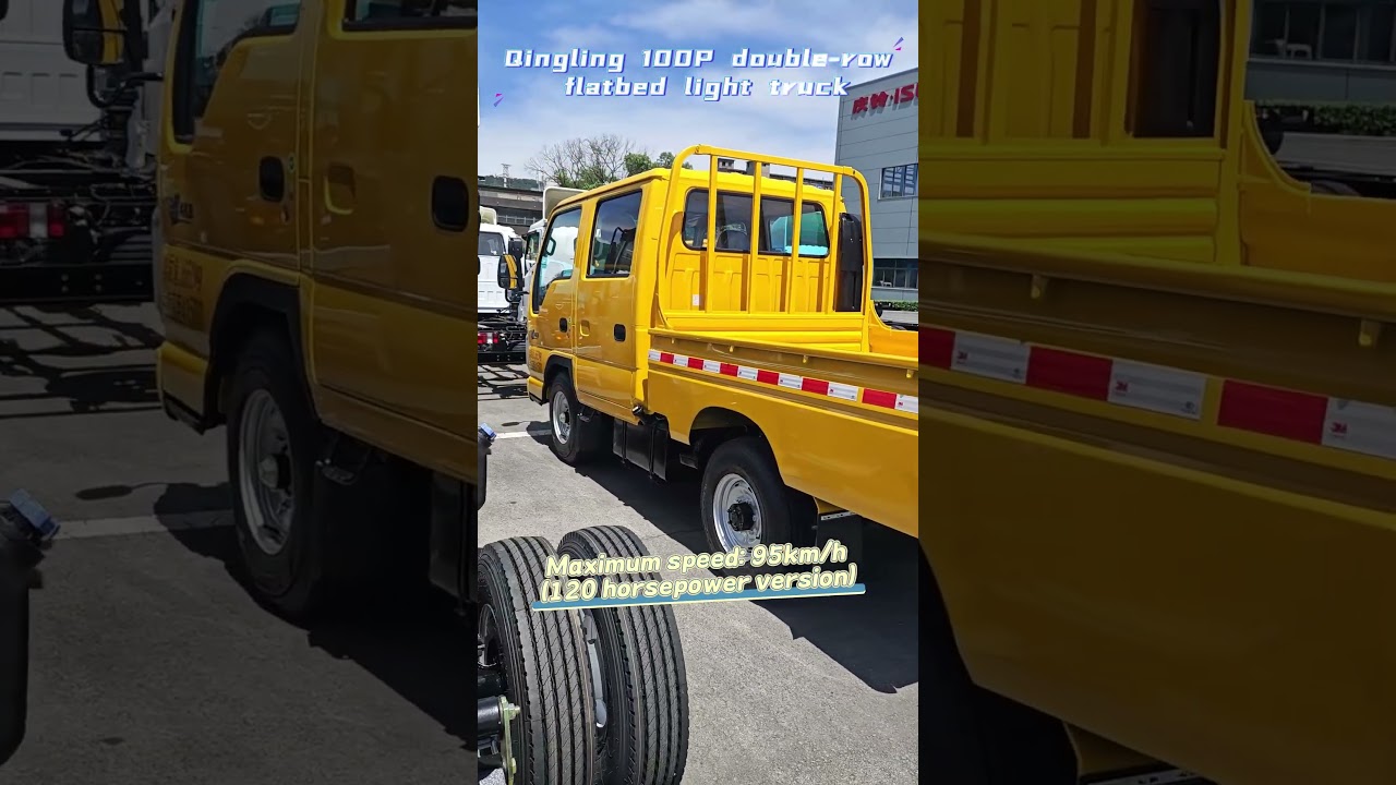 🚛 QingLing 100P Flatbed Truck: The Fleet Manager’s Secret Weapon​​