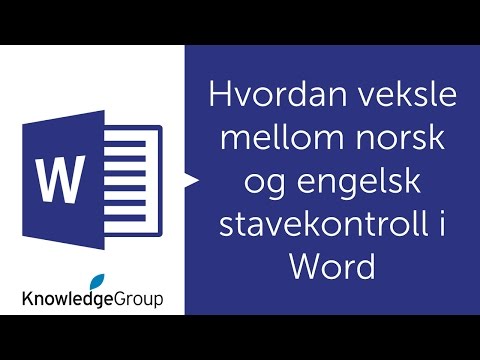 Video: Hvordan Aktivere Stavekontroll I Word