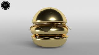 Burger v1 005 3D Model Showcase