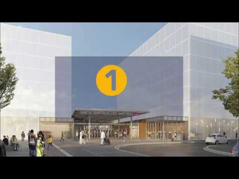 Les travaux d’accessibilité de la gare de Saint-Denis