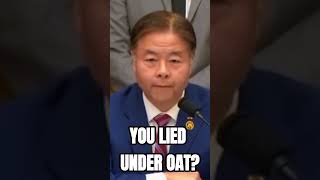 Ted Lieu Accuses Pam Bondi of Lying Under Oath