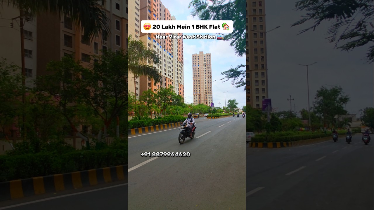 😍 20 Lakh Mein 1 BHK Flat in Virar 🏡♥️♥️ 