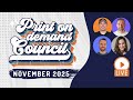 November 2025 POD Council