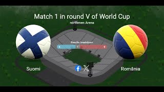 HT LIVE R5M1:SUOMI - ROMANIA