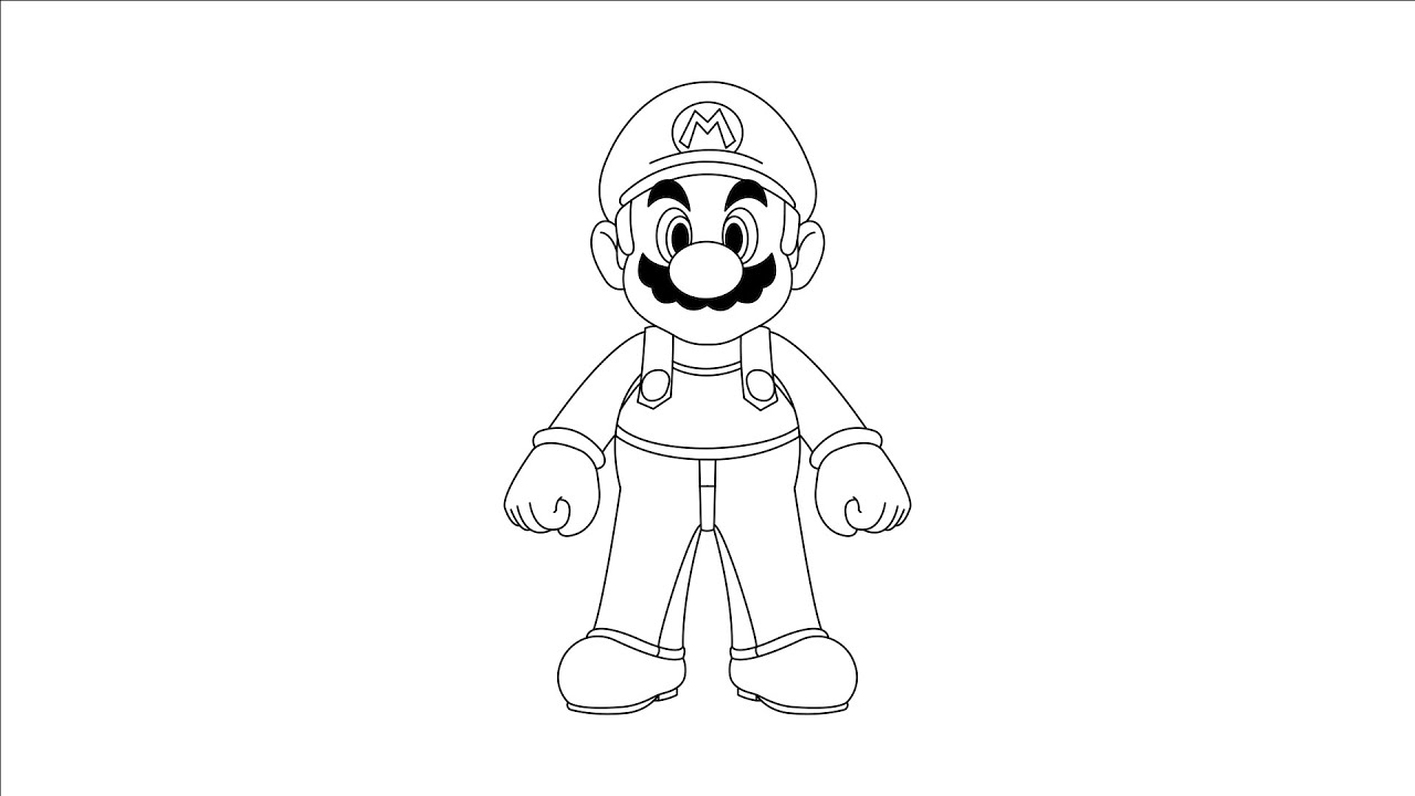 Como Dibujar A Mario Bros Paso A Paso How To Draw Mario Bros Clube