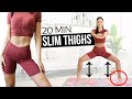 20 minute quick thigh  leg workout isolated for thigh sculpting slimming  toning no weights