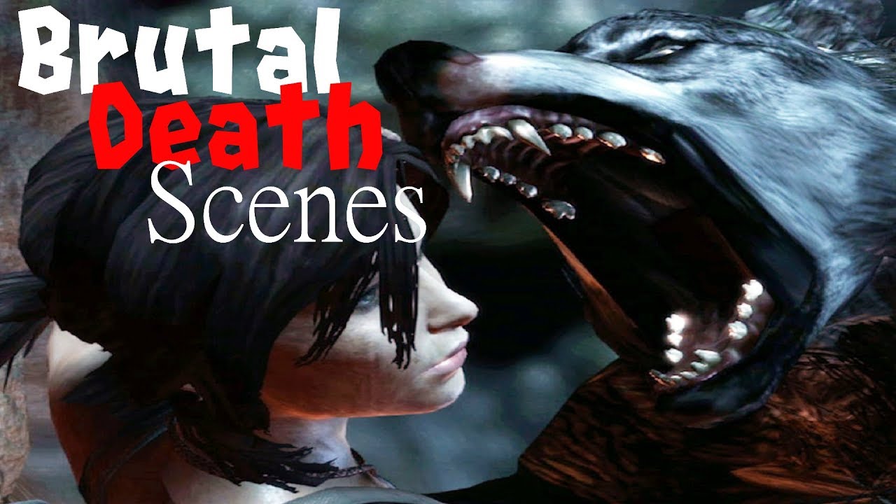 Tomb Raider - Жестокие сцены смерти