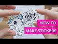 How To Make Stickers With Cricut (SUPER QUICK + EASY)