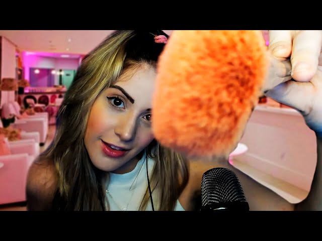 ASMR - VOU TE MAQUIAR POR COMPLETO!! (DE VERDADE)