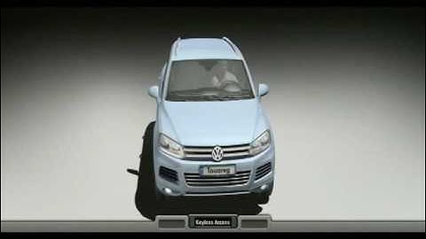 Volkswagen Touareg Animation Keyless Access
