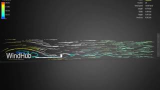 Wind Flow 3D Text png