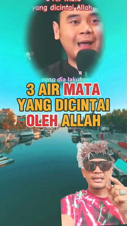 Ada 3 airmata yg di cintai oleh Allah #ustadhilmanfauzi #belajartobat #motivation
