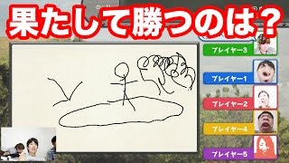 【絵心バトル】マスオ軍団＆PDSダンテでお絵かき勝負！後編　ゲーム＆ワリオ